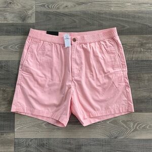 NWT Banana Republic 5" Summer Weight  Pull On Chino Short Men’s 33 Pink 432377
